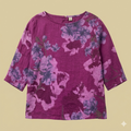 Tunikashirt Blume fuchsia