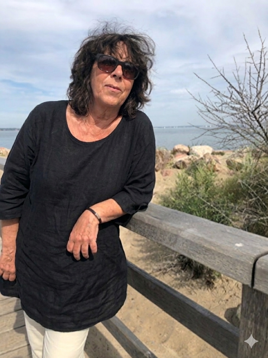 Leinentunika uni schwarz