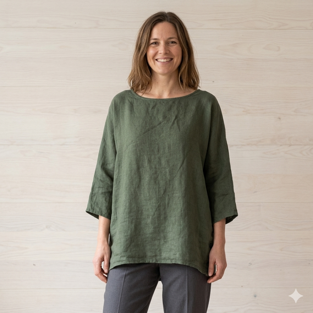 Tunikashirt uni olive