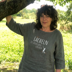 Tunikashirt "Lächeln..." olive