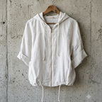 Kapuzenjacke ecru
