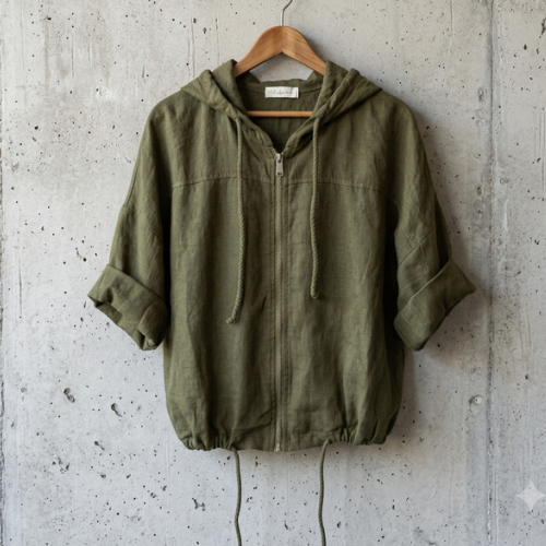 Kapuzenjacke olivegrün