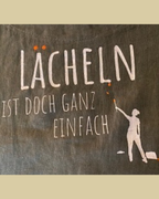 Tunikashirt "Lächeln..." schlamm