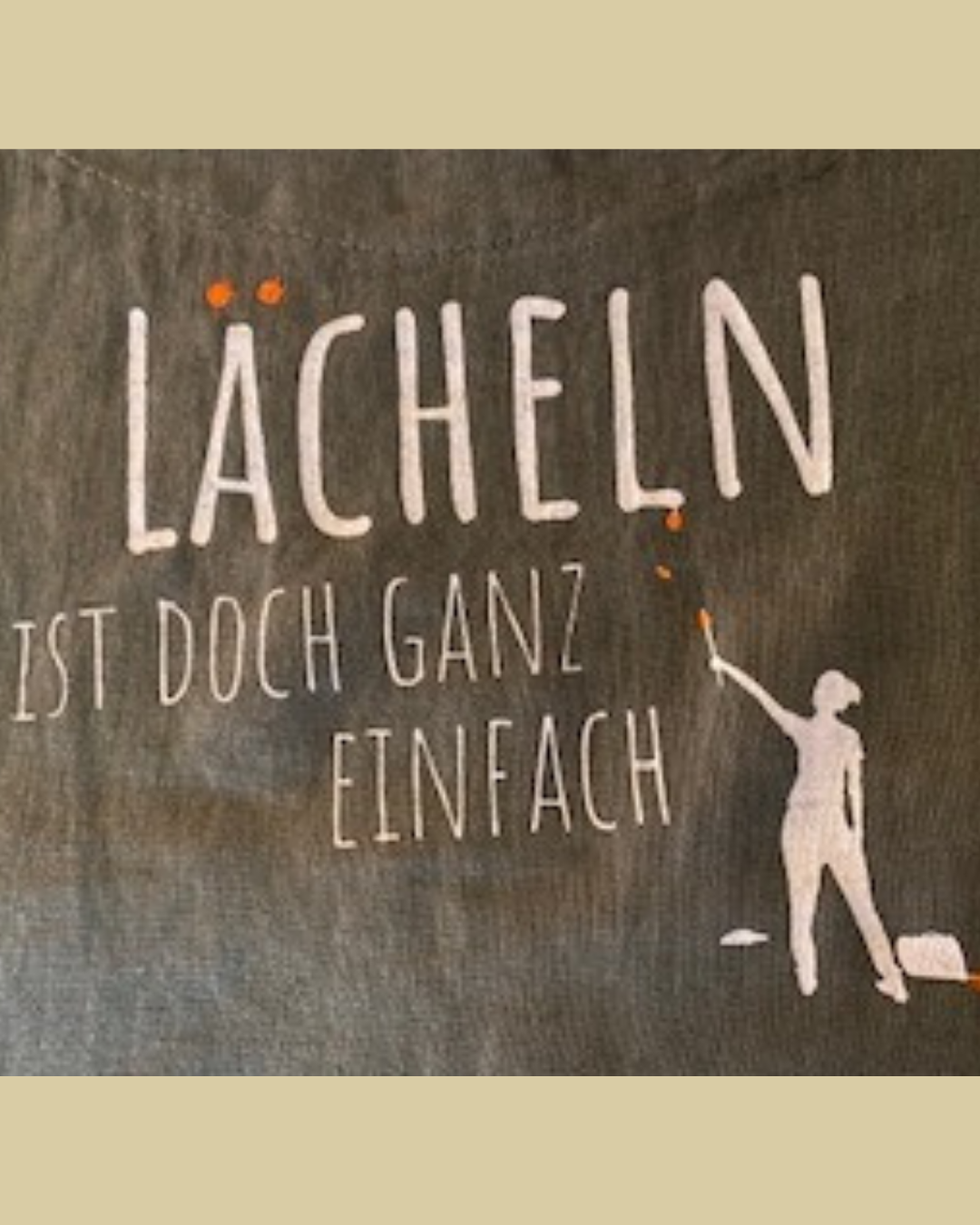 Tunikashirt "Lächeln..." schlamm