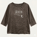 Tunikashirt "Lächeln..." schlamm