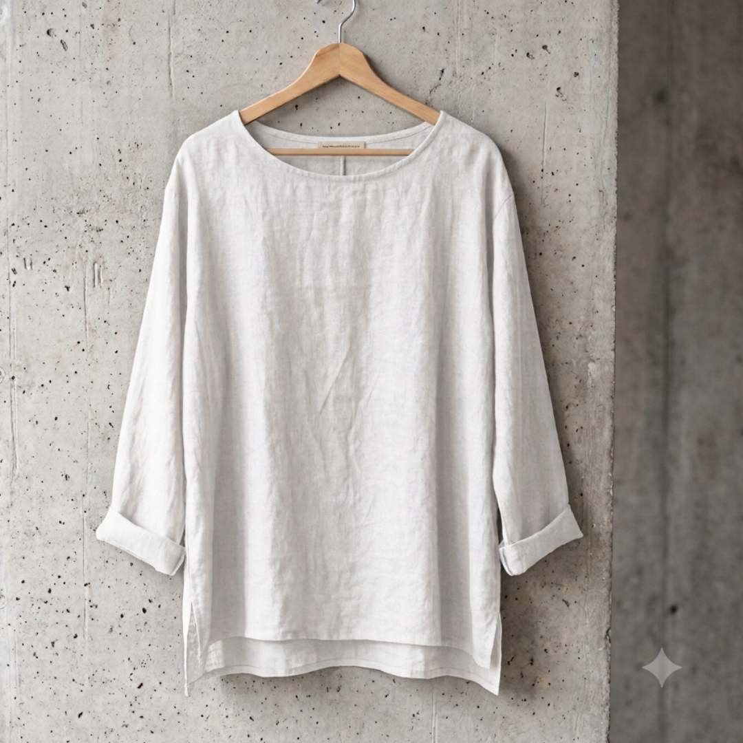 Tunikashirt uni weiß