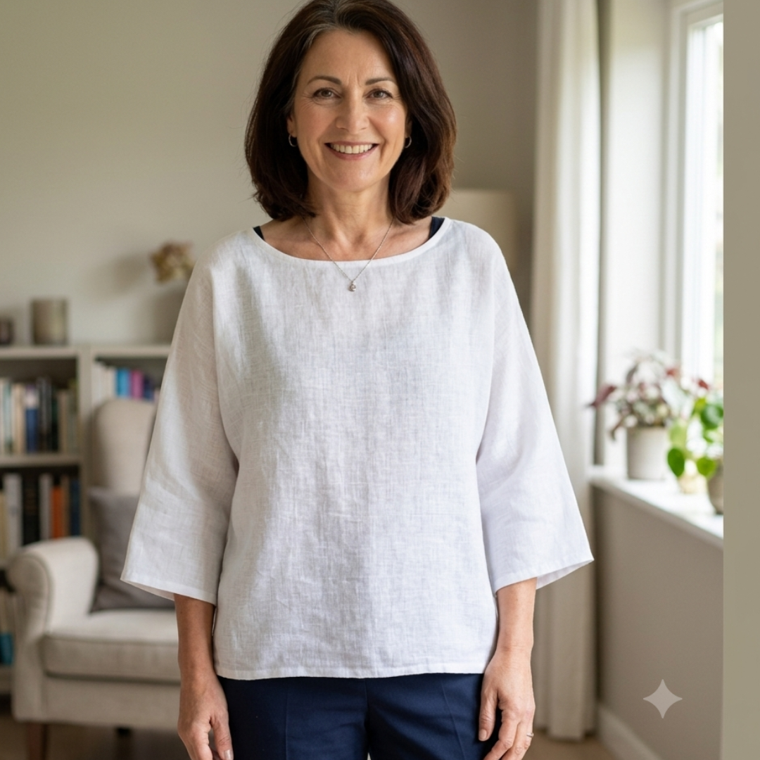 Tunikashirt uni weiß